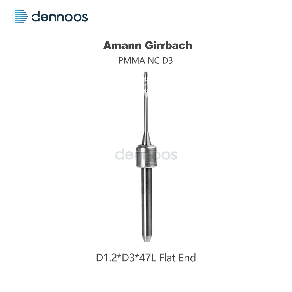 Amann Girrbach Dentalfräser D3 Schaft 47mm Länge für PMMA/Lithiumdisilikat/Metall Dental-Labor Fräswerkzeug Fresa – Detail 6