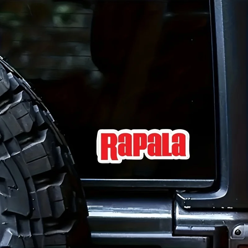 

Rapala Vinyl Stickers - Durable Fishing Brand Stickers for Cars, Windows, and Suitcases - Waterproof and Weather Resistant,