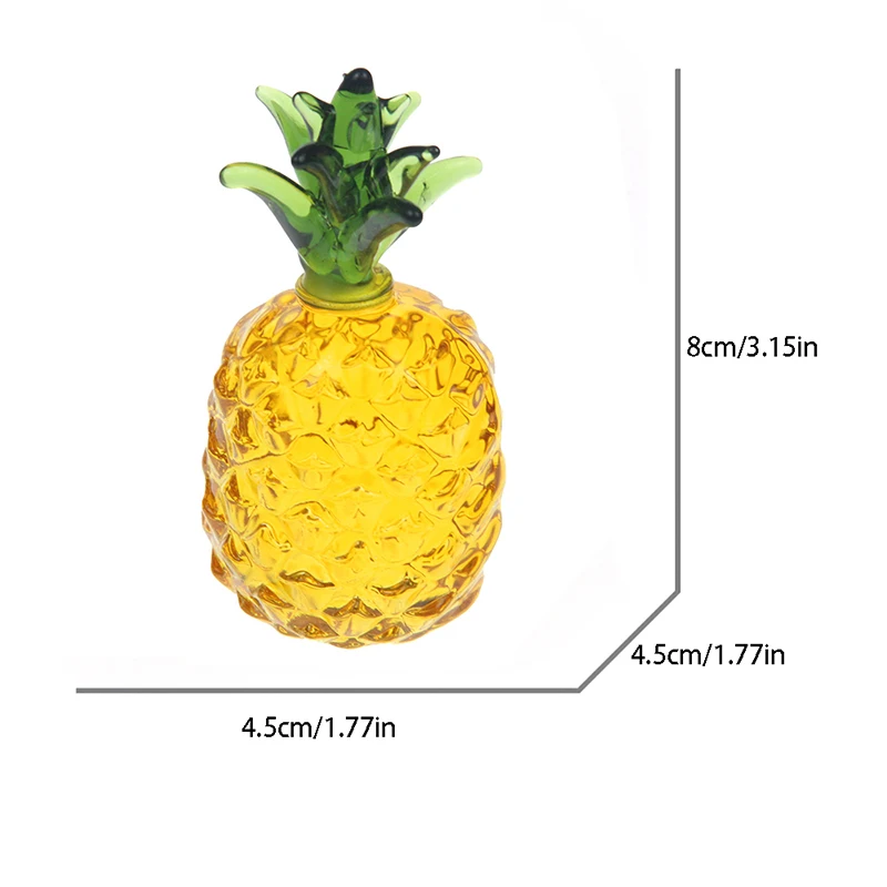 Crystal Pineapple Ornaments Home Decoration Crystal Room Decor Fruit Ornaments Decoration Maison Birthday Gift Christmas Gifts