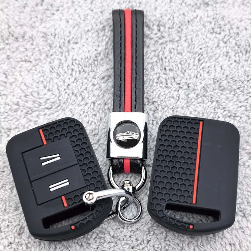 For Opel Vauxhall Agila Corsa C Combo Meriva Tigra New 2 Buttons Silicone Remote Key Case Fob Shell Keychain Cover Accessories