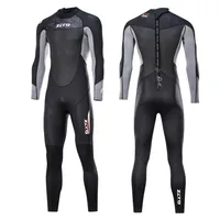 Neoprene Full Body Suit for Men and Women, Super Elastic Wetsuit Swimming Snorkeling Surfing Warm 3mm