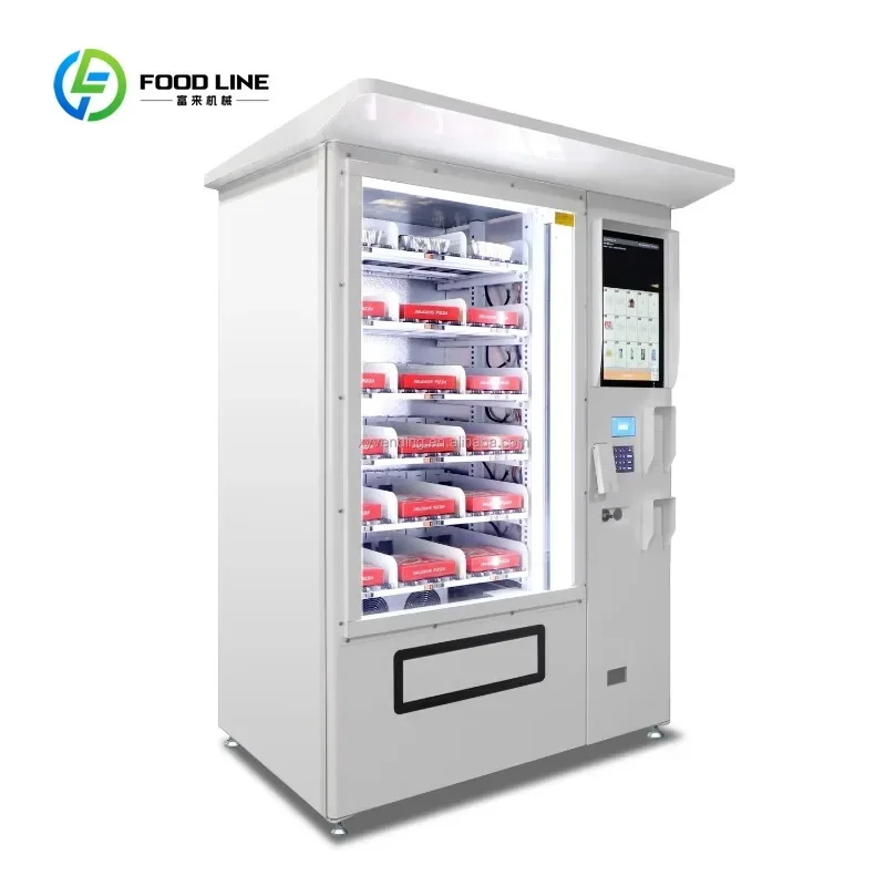 55 Inch Touch Screen Large Capacity Snack Drink Vending Machine Intelligent Refrigerated Commercial Vending Machine