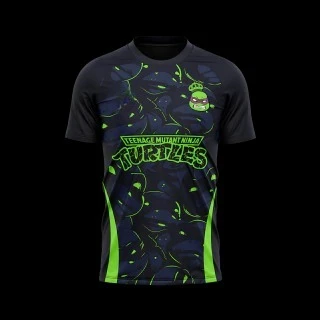 قميص كرة قدم رياضي مطبوع ثلاثي الأبعاد من Ninja Turtles يسمح بمرور الهواء وسريع الجفاف للرجال، مناسب للتدريب الصيفي والقميص.