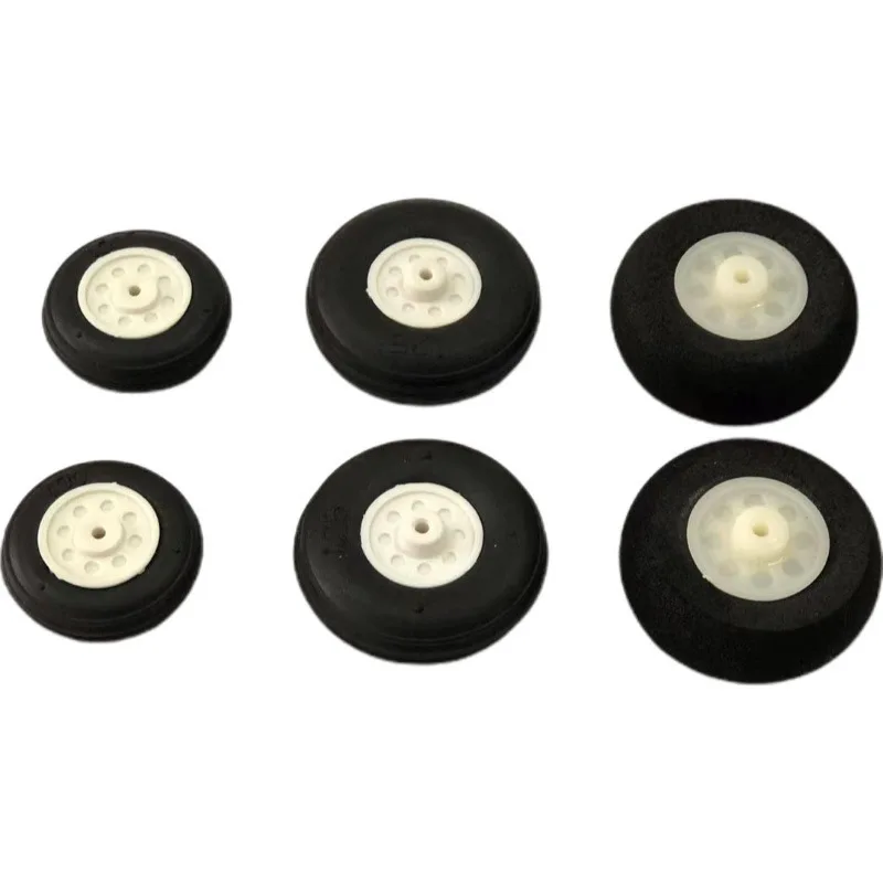 RC飛行機固定翼モデル用PUゴムフォームホイール1～5インチ耐久性のあるシミュレーション着陸装置タイヤ、ホビー航空機用