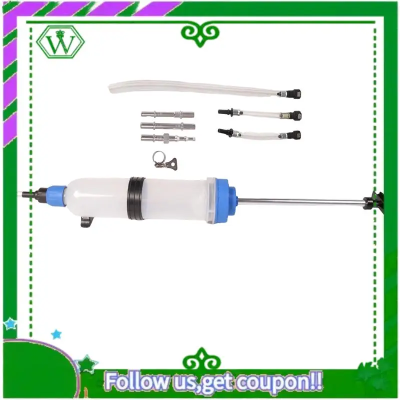 

AC34-Transmission Fluid Pump Manual Refill System Dispenser, 1.5 Liter Automatic Transmission Fluid Pump Tool