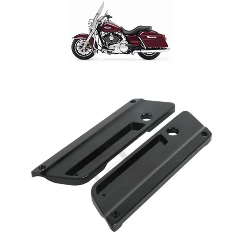 Accesorios moto Saddlebag Latch Covers For Harley Touring Road King Electra Street Glide 1994-2013 CVO FLHXSE2