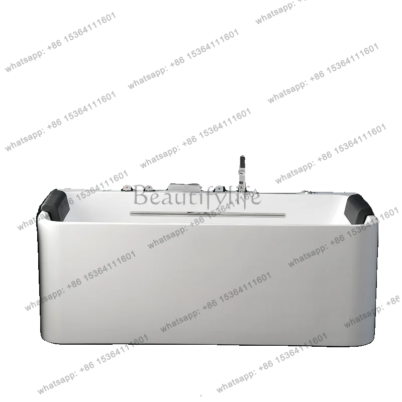 Household bathtub constant temperature small apartment modern three skirt pool