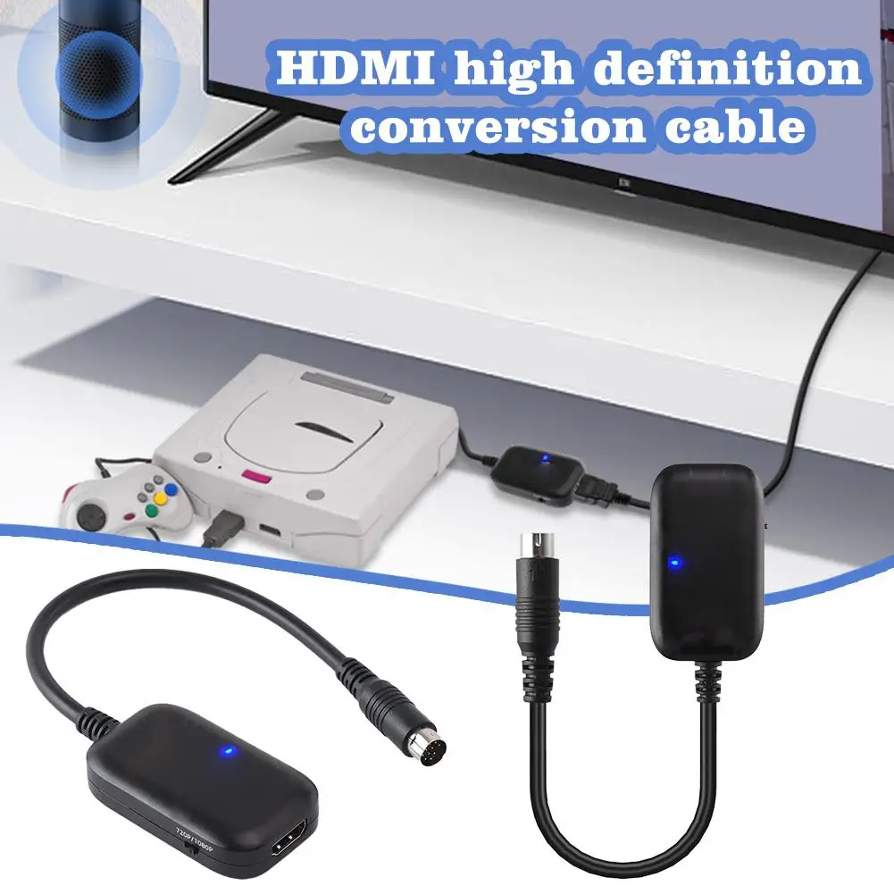 For Saturn For HDMI Compatible Converter Cable High Definition Converter Cable For Saturn Game HD 720P/1080P J0S2