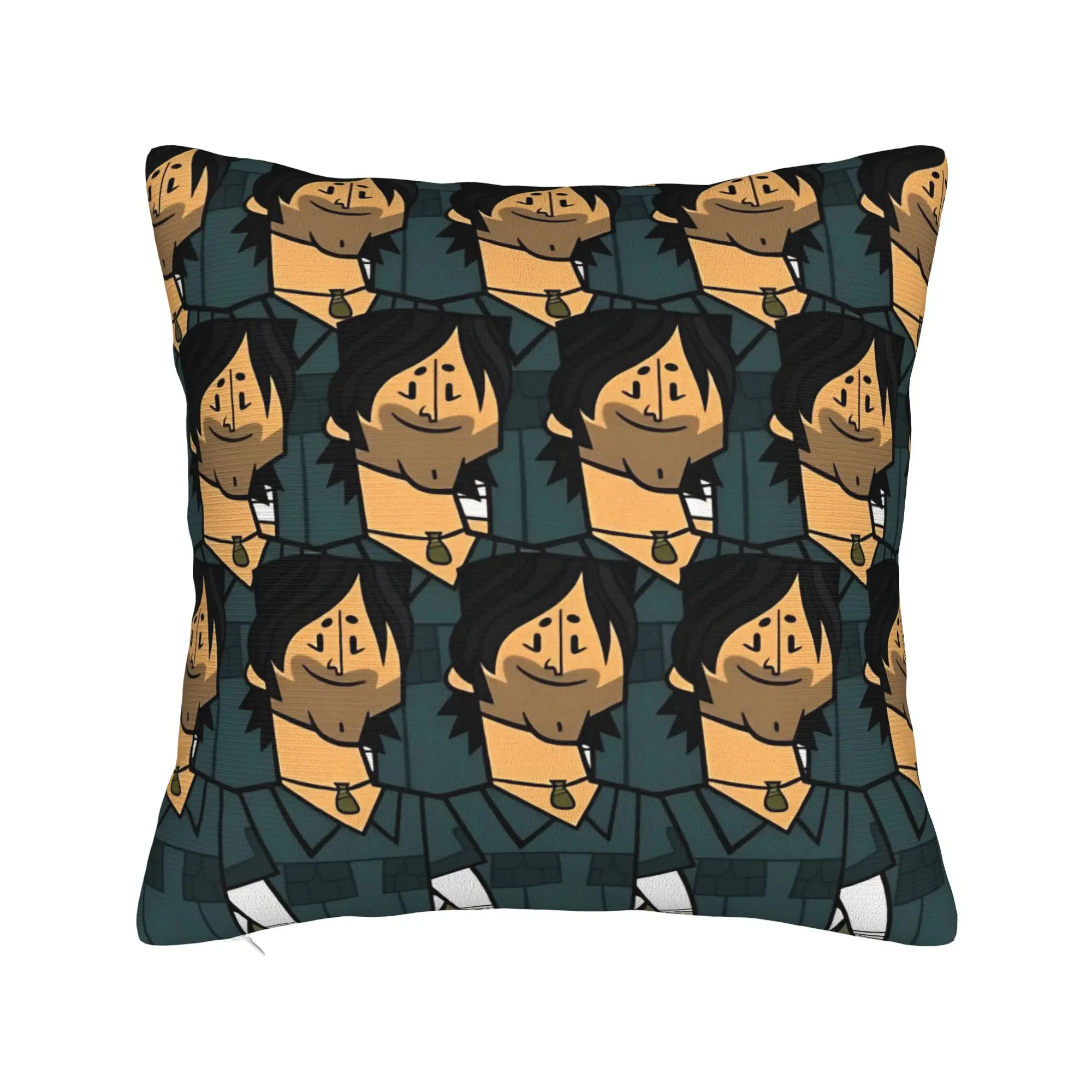 Totals Dramas Chris McLean Square Pillow Case  Cushion Cover Funny Polyester Decorative Throw Pillow Case Cover for Sofa 40x40cm
