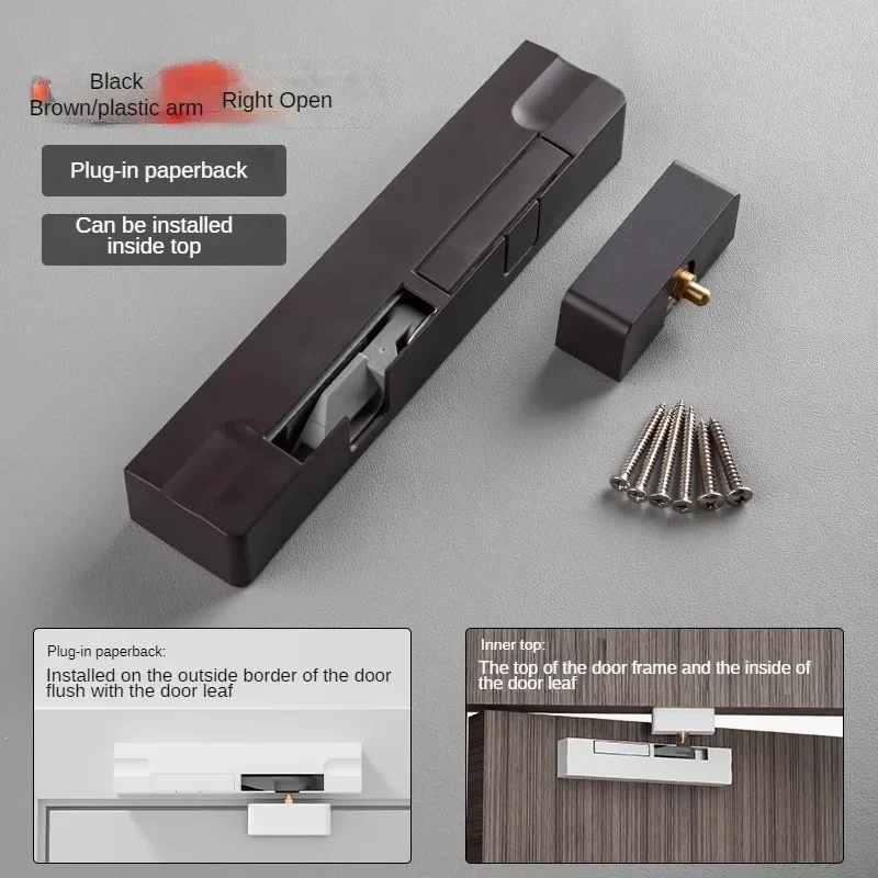 Door Closer Stopper Automatic Closer Lockpestillo Puerta Porta Retratil Closingtope De Ferme Porte Automatique Home Improvement