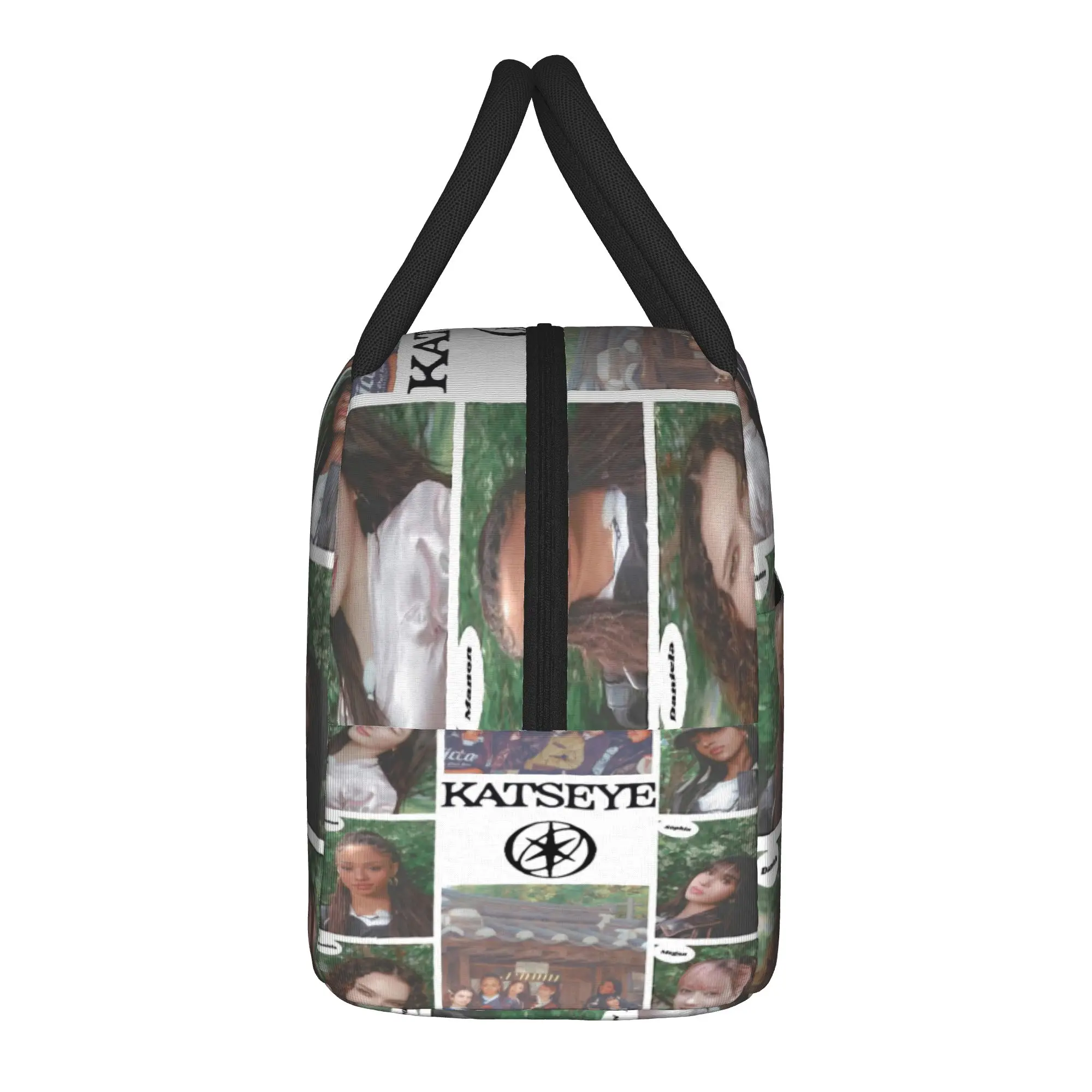 KATSEYE Group  Lunch Bag Fashion Picnic Lunch Box Designer Portable Thermal Tote Handbags