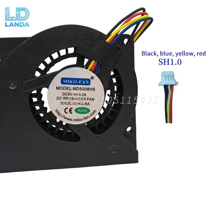 Fan for GMKtec DF5008YP DC 5V 0.24A 5008 Turbo Mini Host