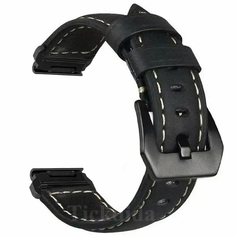 Quickfit 26mm 22mm Strap for Garmin Fenix 9 9X Pro 51mm 47mm Tactix 8 7 Pro 7X Enduro Genuine Leather Watchband Accessories - Image 7