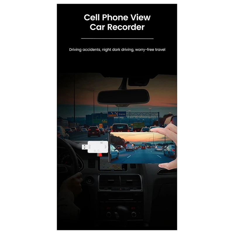 OTG SD TF Type C Micro-Sd Card Reader Type C To Usb Otg Adapter 6 In1 USB 2.0 TF Card USB Flash Drive Card Reader