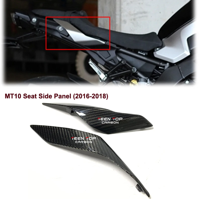 

Carbon Fiber MT10 Seat Side Panel 2016 2017 2018 Slip On Motorcycle Exhaust Bike Carbon Part For Yamaha MT 10 Seat Side Panel