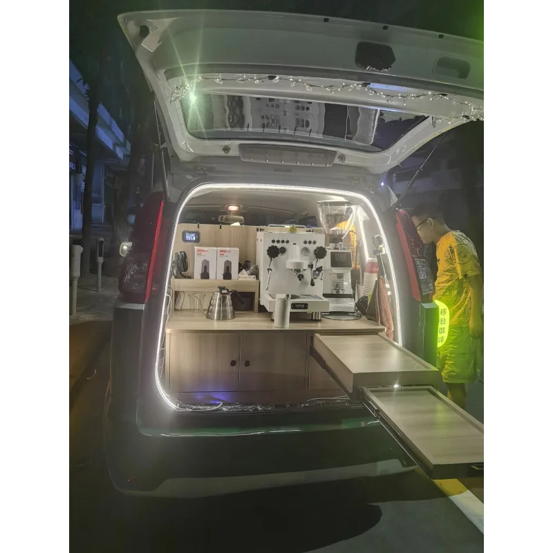 custom.Aluminum Fiberglass Car Trunk Renovation Coffee Stalls Food Markets & Candy Sales