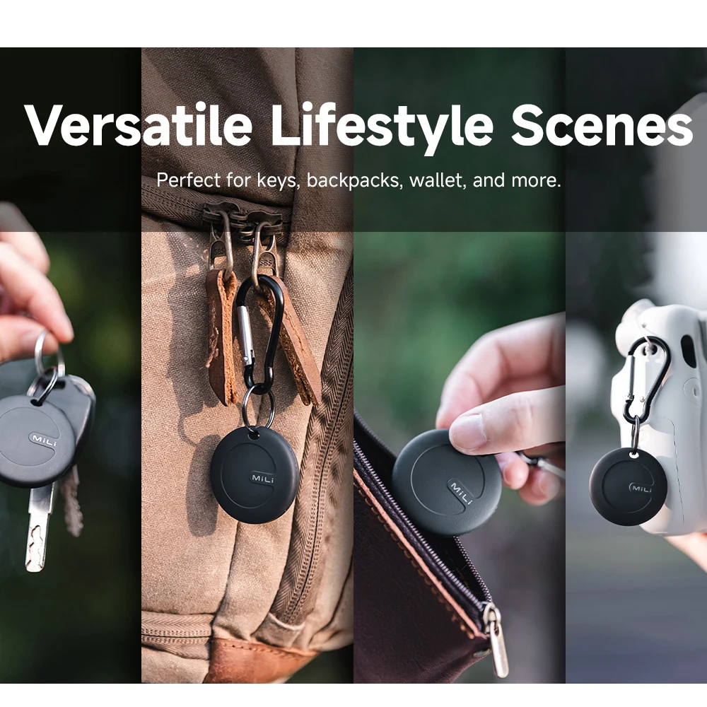 MiLi MiTag Smart Tracking for Google Find My Android Tag Bluetooth Tracker for Keys, Suitcase, Backpack Luggage Gps Locator