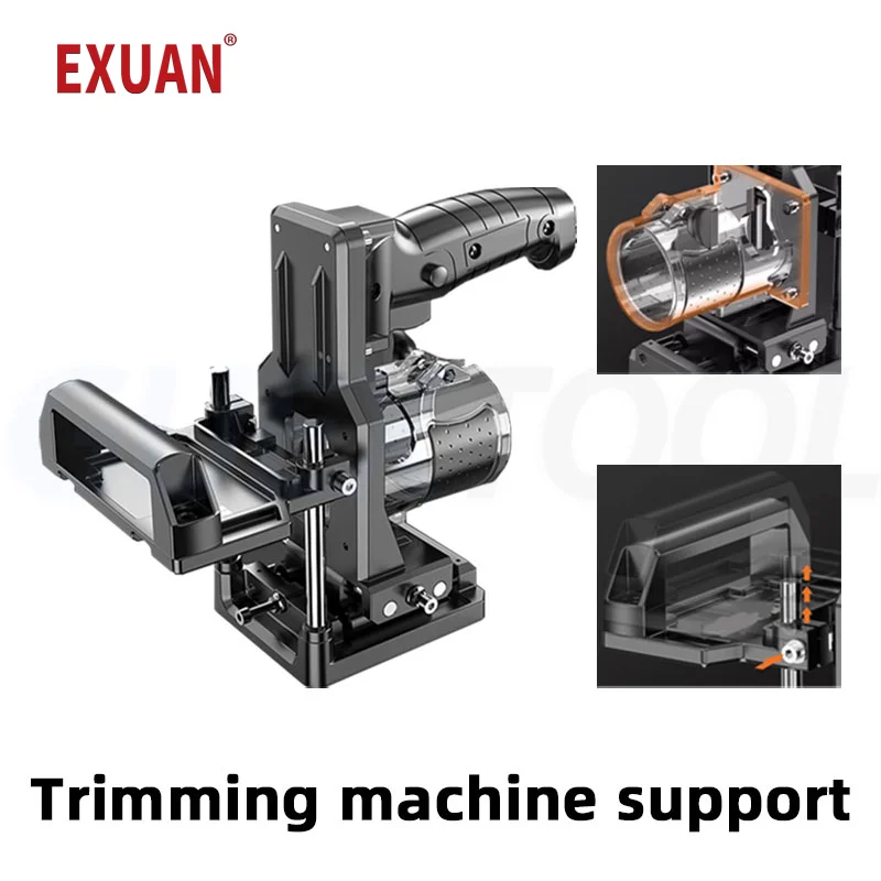 

Woodworking Edge Trimming Auxiliary Tool For Slotting And Trimming The Edge Of The Trimming Machine Bracket