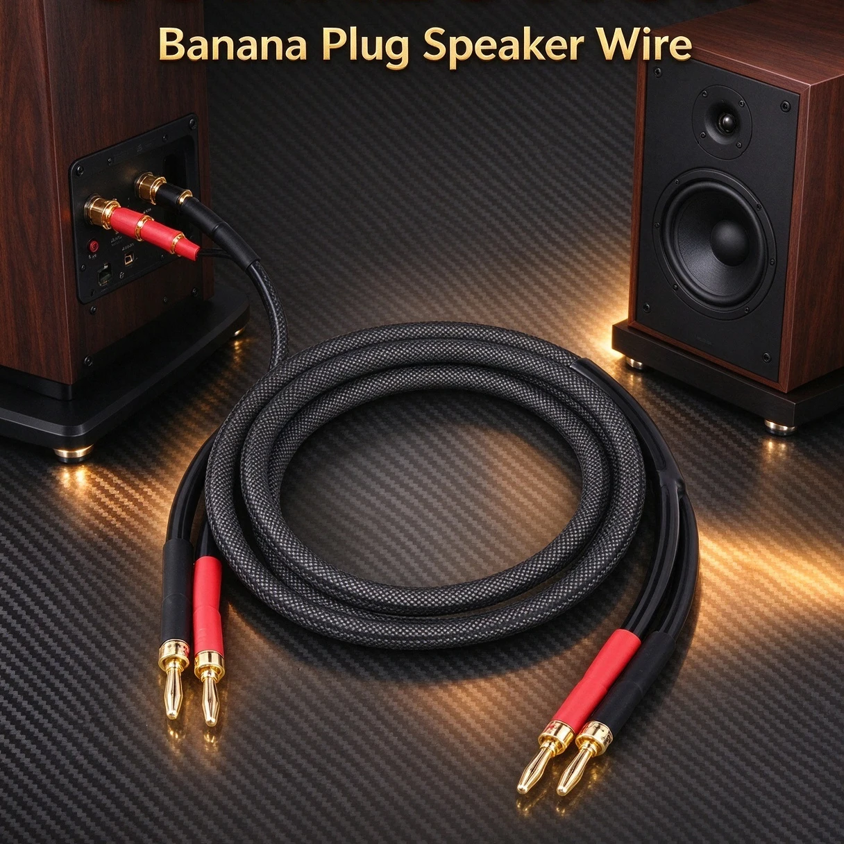 Kabel głośnikowy HIFI klasy 5N o wysokiej czystości, główne i dodatkowe głośniki, wzmacniacz mocy surround, komputerowy kabel audio — zdjęcie produktu 3