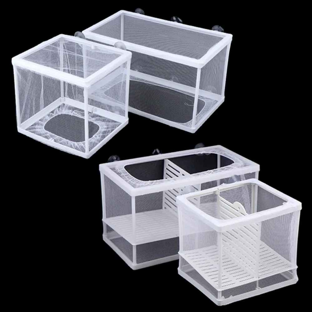 Aquarium Fish Breeding Isolation Mesh Box Net Fish Incubator Breeder Hatchery Fish Tank Isolation Box