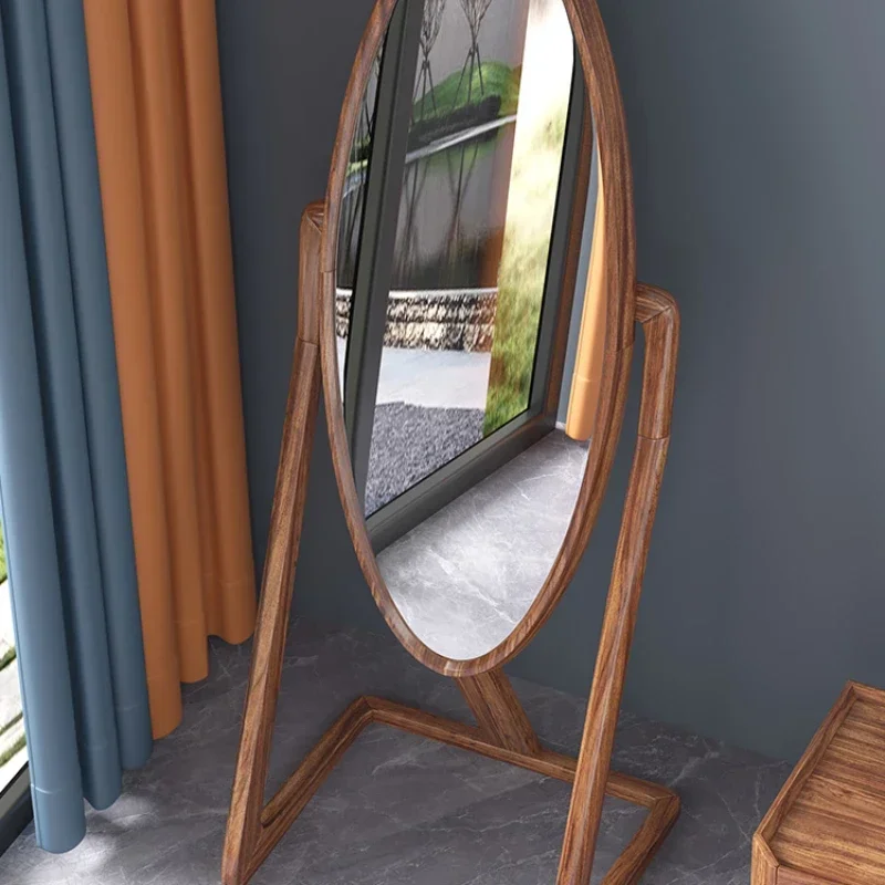 

Bedroom Dressing Mirror New Living Room Full Body Full-Length Mirror Luxury Villa