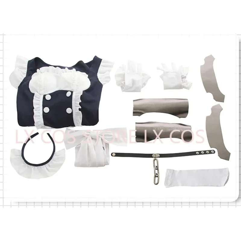 

CyGame Azur Lane Cosplay HMS Belfast Cosplay Costume Sexy Costume HMS Belfast Cosplay White Women Dress Halloween Full Set