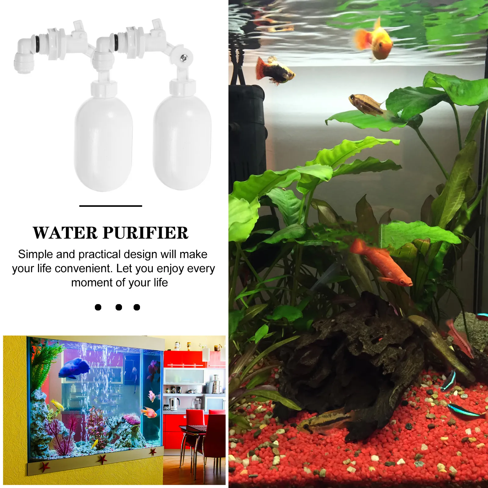 Mini Float Valve for Aquarium, Pool, Fish Tank – Automatic Water Level Control