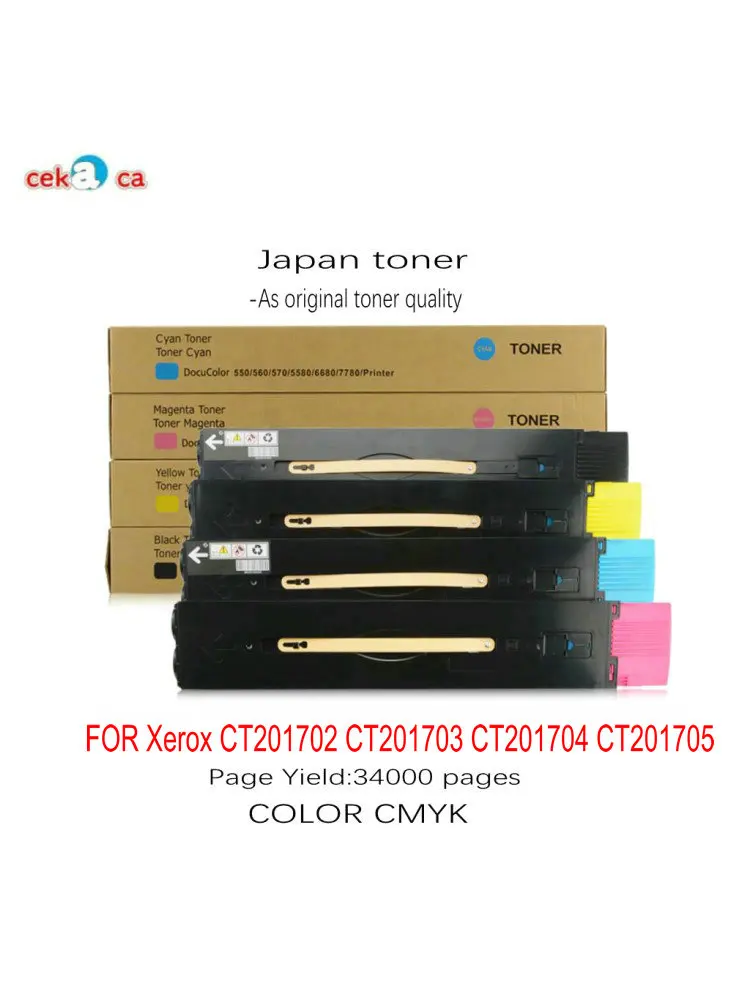 Wholesale Printer Toner Cartridge For Xerox Ct201702 Ct201703 Ct201704 Ct201705 Cmyk Copier Toner