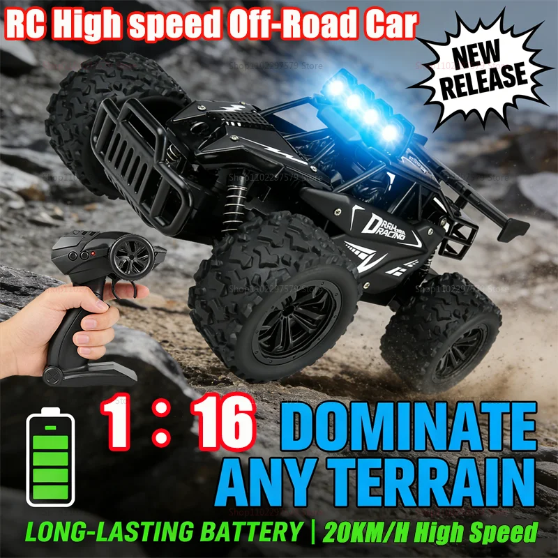 Chaud 2WD 1:16 RC voiture voitures télécommandées Radio Buggy dérive course escalade hors route véhicule jouets de plein air pour garçons enfants cadeaux
