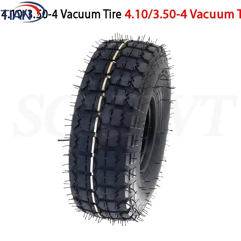 

Puncture-resistant 4-inch scooter tires size 4.10/3.50-4 for electric carts and trikes