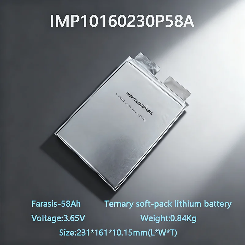 Victpower For Farasis 58Ah Semi-Solid State Lithium Battery for Solar Storage Caravan Marine Boat High Safety Long Cycle Life