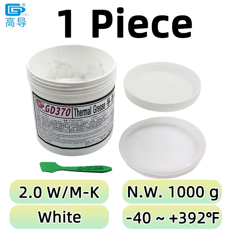 GD900 GD007 GD-2 Koelpasta Nettogewicht 1000g voor CPU GPU LED PS5 Printer Koeling Koeler Pasta Gips Koellichaam Compound CN