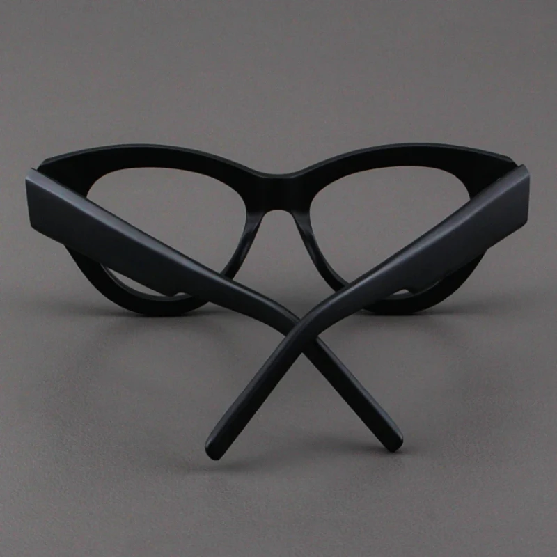 럭셔리 브랜드 안경 아세테이트 남성 고양이 눈 안경테, 두꺼운 수제 최고 품질 처방, 여성 근시 독서 안경, 신제품