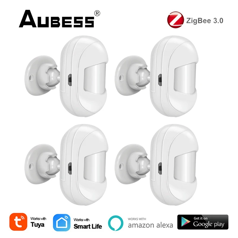 

Tuya Zigbee PIR Motion Sensor Infrared Alarm Detectors Security Alarm Smart Life Remote Control Work with Alexa ZigBee Gateway