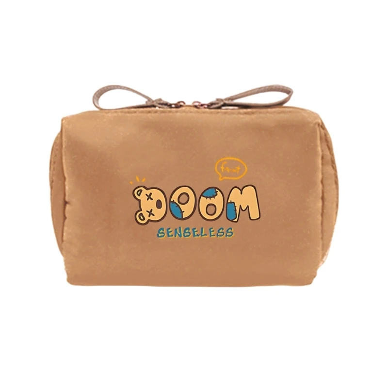 

G5AE Portable Nylon Travel Bags For Cosmetics Toiletries Practical Easy Cleaning