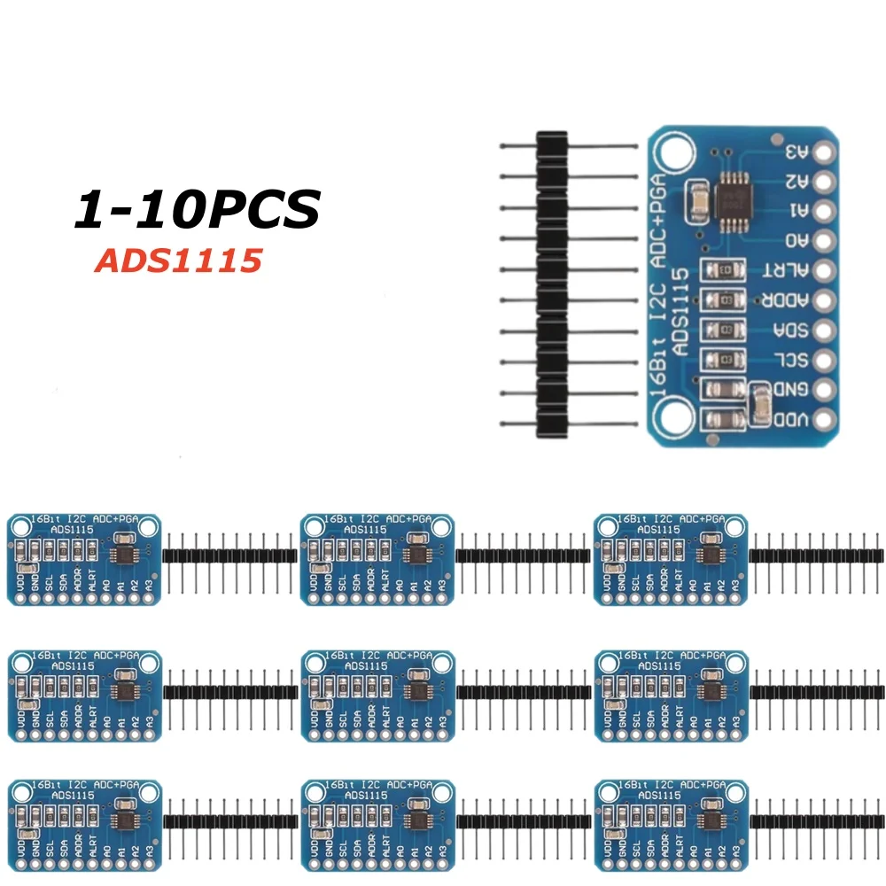 XZG ADS1115 ADC ultra-compact 16-precision ADC Module development board 1-10PCS