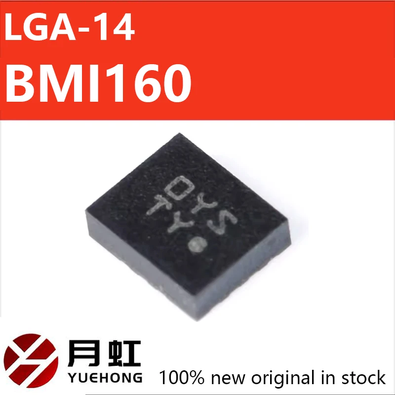 

1/10/50pcs BMI160 Original genuine BMI 160 LGA-14 3-axis acceleration 3-axis gyroscope 6-axis attitude sensor