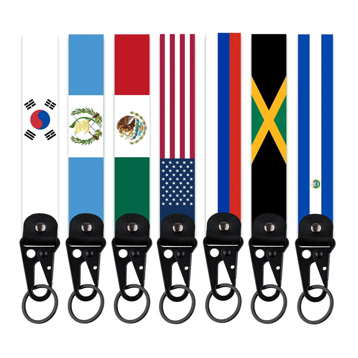 

Flags of Different Country Car Keychain Key Rings Jewelry Men Women Lanyard Motorcycle Accessories Gifts For Friends