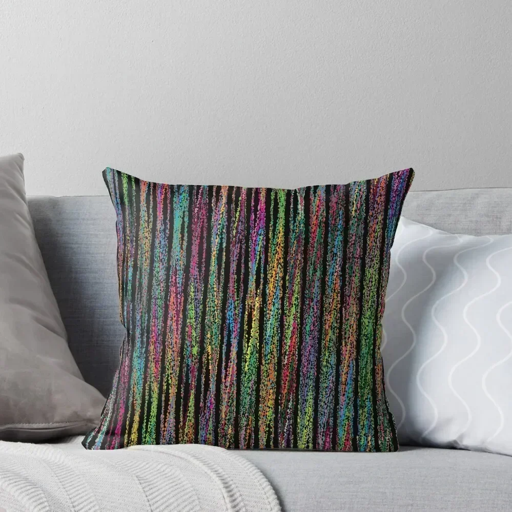 

Dirty Pastel Crayon Stripe Throw Pillow Decorative Sofa Cushions Decorative Cushions For Luxury Sofa Couch Cushions pillow