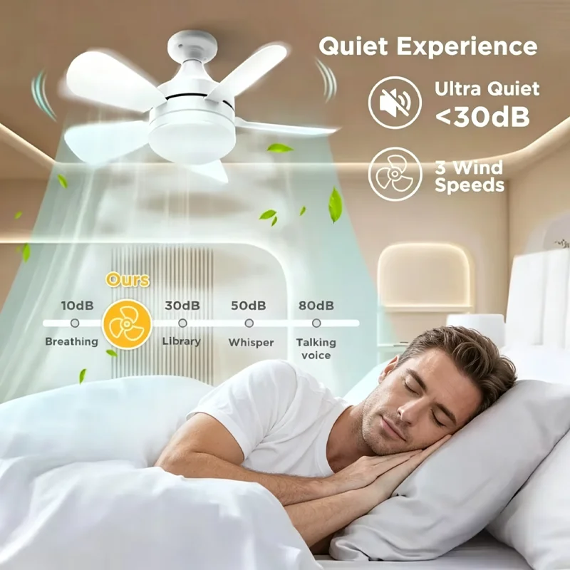 

New Modern Nordic Ceiling Fan Light ABS PC White Tri Color Dimmable Remote Control for Living Room Bedroom Hotel Villa