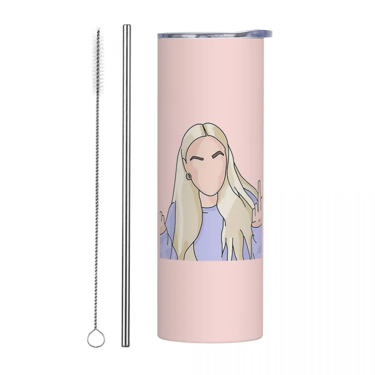Alex Cooper - See You Wednesd Stainless Steel Tumbler Vacuum Insulated Mugs Thermal Cold Bottle Straws With Lid 20oz