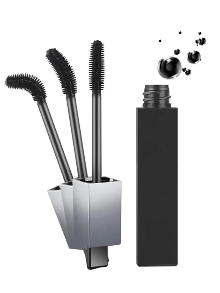 Custom Wide-angle Rotating Bendable Mascara Lengthening Black Lash Eyelash Extension Long-wearing Non-smudged Makeup Bulk