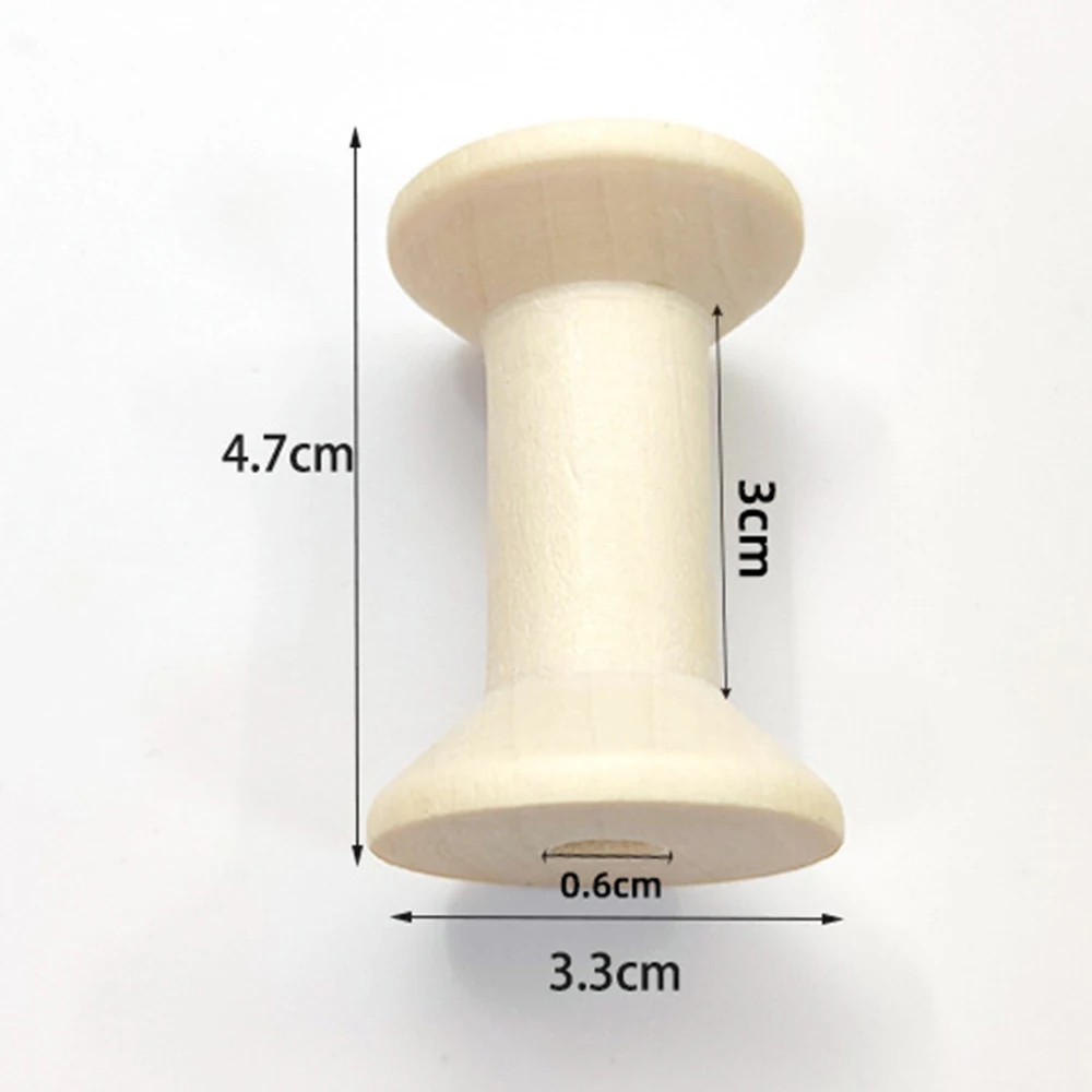 5/10pcs Wooden Bobine  Wooden Spool DIY Sewing Tool for Handmade Craft String Twine Storage Handicrafts
