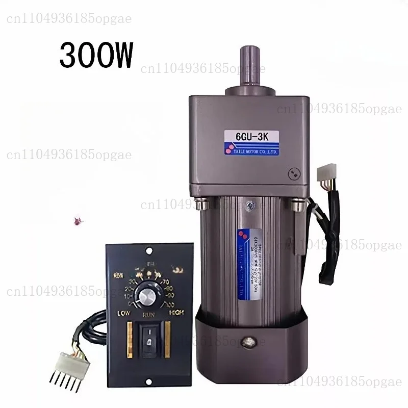 300W AC Motor Speed Motor With A Gear Reduction Box Gear Motor 6GU3K-300K