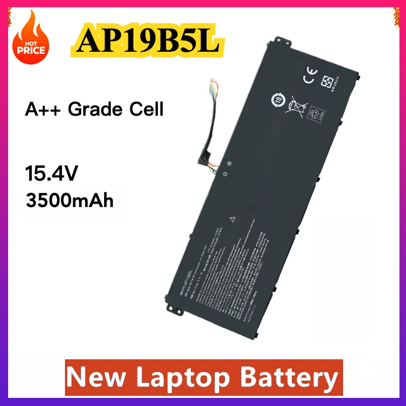 AP19B5L For Acer Aspire 5 A514-53 A515-44 7 A715-41G Series KT.00405.010 Laptop Battery 3500mAh 4500mAh