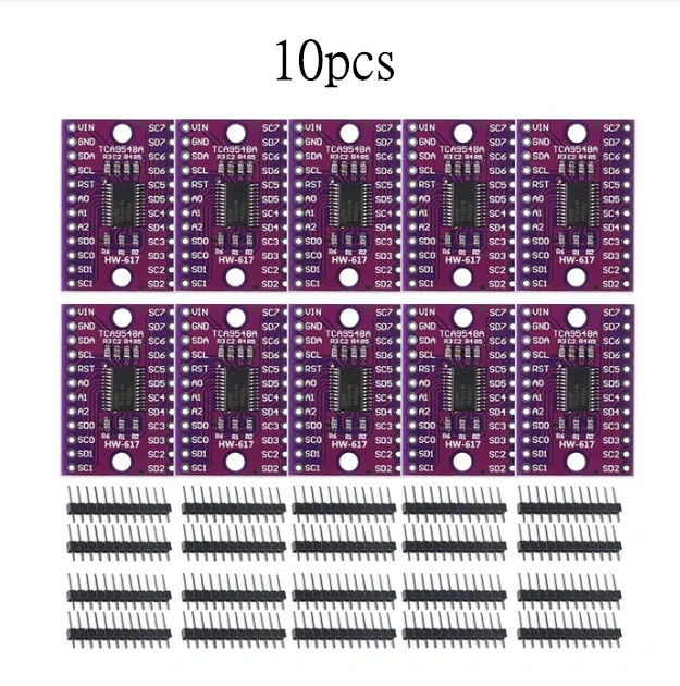 TCA9548A I2C IIC Multiplexer Breakout Board 8 Channel Expansion Board for Arduino 5/10PCS Development Board with Reset Function
