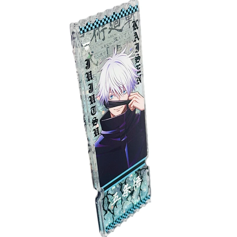 Anime Jujutsu Kaisen Satoru Gojo Cosplay High Appearance Level Individuality Decorate Quicksand Mahjong Ambitus Desktop Ornament