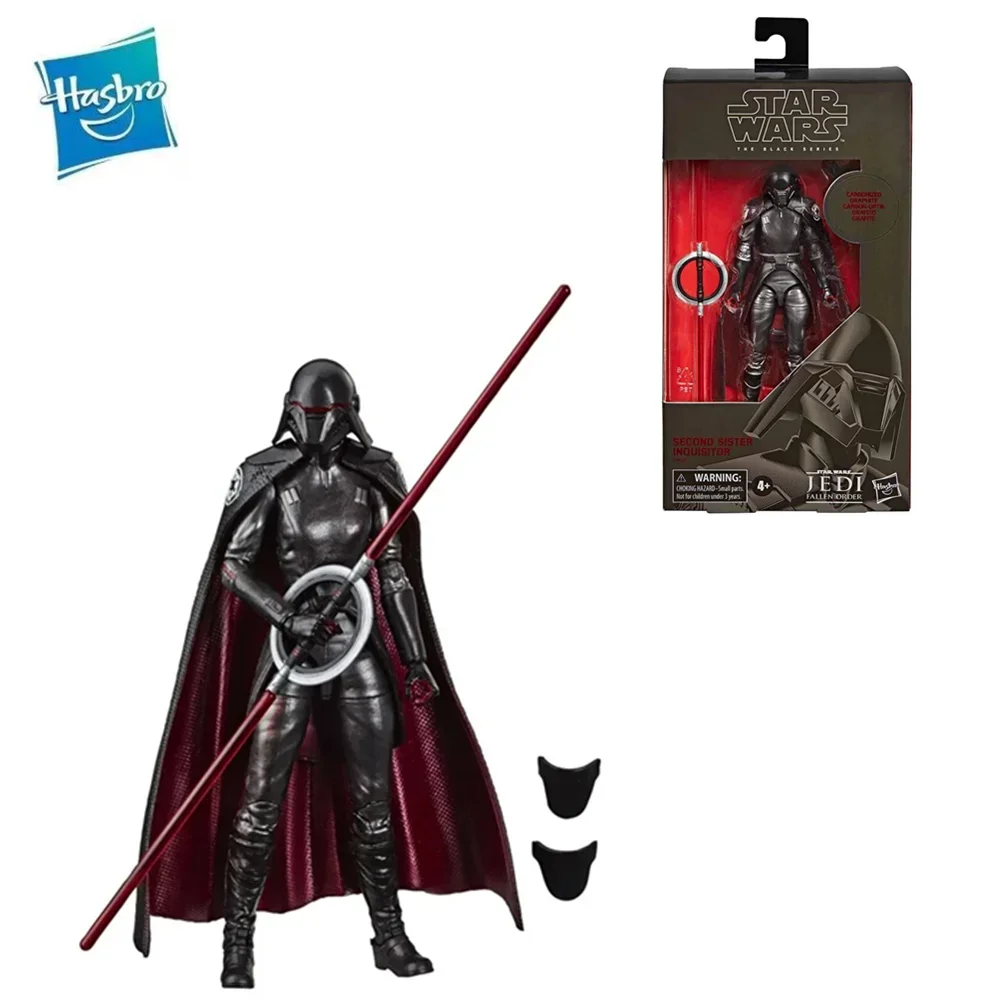 Original 6 Inch Star Wars The Black Series #95 Second Sister Inquisitor Carbonized Exclusive Action Figure Toys Collection