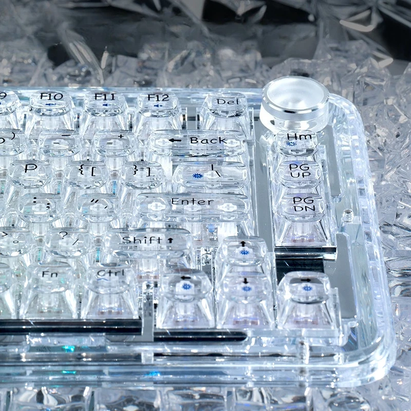 

F81 Wireless Mechanical Keyboard Tri-mode RGB Hot Swappable Customized Gasket Structure Gaming Office Ergonomic Keyboard Gift