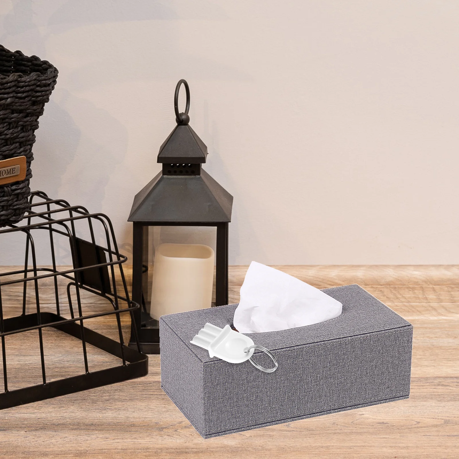 

5Pcs Paper Towel Dispenser Keys Universal Sturdy Plastic Replacement Keys Portable Keyring Toilet Paper Dispenser Key Commercial